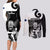 New Zealand Silver Fern Rugby Couples Matching Long Sleeve Bodycon Dress and Long Sleeve Button Shirts Go Champions NZ All Black Maori Koru LT14 - Polynesian Pride