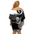 New Zealand Silver Fern Rugby Off Shoulder Short Dress Go Champions NZ All Black Maori Koru LT14 - Polynesian Pride