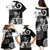 Custom New Zealand Silver Fern Rugby Family Matching Puletasi Dress and Hawaiian Shirt Go Champions NZ All Black Maori Koru LT14 - Polynesian Pride