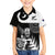 Custom New Zealand Silver Fern Rugby Family Matching Puletasi Dress and Hawaiian Shirt Go Champions NZ All Black Maori Koru LT14 Son's Shirt Black - Polynesian Pride