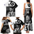 Custom New Zealand Silver Fern Rugby Family Matching Tank Maxi Dress and Hawaiian Shirt Go Champions NZ All Black Maori Koru LT14 - Polynesian Pride