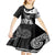 Custom New Zealand Silver Fern Rugby Kid Short Sleeve Dress Go Champions NZ All Black Maori Koru LT14 - Polynesian Pride