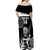 Custom New Zealand Silver Fern Rugby Off Shoulder Maxi Dress Go Champions NZ All Black Maori Koru LT14 - Polynesian Pride