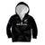 New Zealand Silver Fern Rugby Kid Hoodie 2023 Go Aotearoa Champions World Cup LT14 Zip Hoodie Black - Polynesian Pride