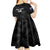 Custom New Zealand Silver Fern Rugby Kid Short Sleeve Dress 2023 Go Aotearoa Champions World Cup LT14 - Polynesian Pride