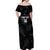 Custom New Zealand Silver Fern Rugby Off Shoulder Maxi Dress 2023 Go Aotearoa Champions World Cup LT14 - Polynesian Pride