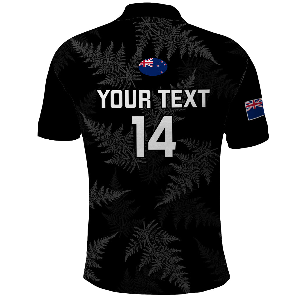 Custom New Zealand Silver Fern Rugby Polo Shirt 2023 Go Aotearoa World Cup LT14 - Polynesian Pride