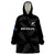 Custom New Zealand Silver Fern Rugby Wearable Blanket Hoodie 2023 Go Aotearoa Champions World Cup LT14 One Size Black - Polynesian Pride