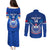 Custom Samoa Rugby Couples Matching Puletasi Dress and Long Sleeve Button Shirts 2023 Go Manu Samoa LT14 - Polynesian Pride