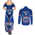 Custom Samoa Rugby Couples Matching Summer Maxi Dress and Long Sleeve Button Shirts 2023 Go Manu Samoa LT14 - Polynesian Pride