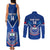 Custom Samoa Rugby Couples Matching Tank Maxi Dress and Long Sleeve Button Shirts 2023 Go Manu Samoa LT14 - Polynesian Pride