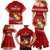 Tonga Rugby Family Matching Mermaid Dress and Hawaiian Shirt 2023 Ikale Tahi Tongan Ngatu Pattern LT14 - Polynesian Pride