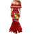 Tonga Rugby Family Matching Mermaid Dress and Hawaiian Shirt 2023 Ikale Tahi Tongan Ngatu Pattern LT14 - Polynesian Pride