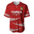 Custom Tonga Rugby Baseball Jersey 2023 Ikale Tahi Tongan Ngatu Pattern LT14 Red - Polynesian Pride