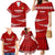 Custom Tonga Rugby Family Matching Mermaid Dress and Hawaiian Shirt 2023 Ikale Tahi Tongan Ngatu Pattern LT14 - Polynesian Pride