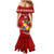 Custom Tonga Rugby Family Matching Mermaid Dress and Hawaiian Shirt 2023 Ikale Tahi Tongan Ngatu Pattern LT14 - Polynesian Pride