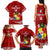 Custom Tonga Rugby Family Matching Tank Maxi Dress and Hawaiian Shirt 2023 Ikale Tahi Tongan Ngatu Pattern LT14 - Polynesian Pride