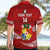 Custom Tonga Rugby Hawaiian Shirt 2023 Ikale Tahi Tongan Ngatu Pattern LT14 - Polynesian Pride