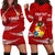 Custom Tonga Rugby Hoodie Dress 2023 Ikale Tahi Tongan Ngatu Pattern LT14 - Polynesian Pride