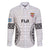 Fiji Rugby Family Matching Short Sleeve Bodycon Dress and Hawaiian Shirt 2023 Go Champions World Cup Fijian Tapa Pattern LT14 Dad's Shirt - Long Sleeve White - Polynesian Pride