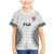 Custom Fiji Rugby Family Matching Mermaid Dress and Hawaiian Shirt 2023 Go Champions World Cup Fijian Tapa Pattern LT14 Son's Shirt White - Polynesian Pride