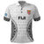 Custom Fiji Rugby Polo Shirt 2023 Go Fijian Tapa Pattern World Cup LT14 White - Polynesian Pride