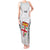 Custom Fiji Rugby Tank Maxi Dress 2023 Go Champions World Cup Fijian Tapa Pattern LT14 Women White - Polynesian Pride