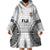 Custom Fiji Rugby Wearable Blanket Hoodie 2023 Go Champions World Cup Fijian Tapa Pattern LT14 - Polynesian Pride