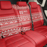 Mate Ma'a Tonga 2026 Rugby Back Car Seat Cover Go Champions Tongan Ngatu Pattern LT14 - Polynesian Pride