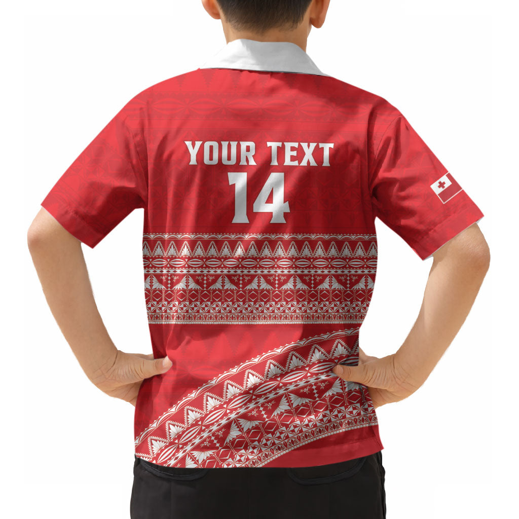 Mate Ma'a Tonga 2026 Rugby Custom Kid Hawaiian Shirt Go Champions Tongan Ngatu Pattern LT14 - Polynesian Pride