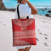 Mate Ma'a Tonga 2026 Rugby Tote Bag Go Champions Tongan Ngatu Pattern LT14 - Polynesian Pride