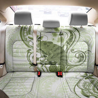Green And White Hawaii Chameleon Back Car Seat Cover Plumeria Polynesian Tribal Art LT14 - Polynesian Pride