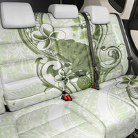 Green And White Hawaii Chameleon Back Car Seat Cover Plumeria Polynesian Tribal Art LT14 - Polynesian Pride