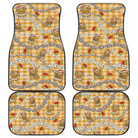 Gold Palaka Hawaii Mele Kalikimaka Car Mats Ohia Lehua Shell Leis Funny Gingerbread Santa LT14 - Polynesian Pride