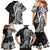 Black Polynesia Paisley Family Matching Mermaid Dress and Hawaiian Shirt Polynesian With Tropical Flowers LT14 - Polynesian Pride