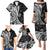 Black Polynesia Paisley Family Matching Puletasi Dress and Hawaiian Shirt Polynesian With Tropical Flowers LT14 - Polynesian Pride