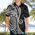 Black Polynesia Paisley Hawaiian Shirt Polynesian With Tropical Flowers LT14 - Polynesian Pride