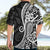 Black Polynesia Paisley Hawaiian Shirt Polynesian With Tropical Flowers LT14 - Polynesian Pride