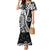 Black Polynesia Paisley Mermaid Dress Polynesian With Tropical Flowers LT14 Women Black - Polynesian Pride