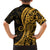 Gold Polynesia Paisley Hawaiian Shirt Polynesian With Tropical Flowers LT14 - Polynesian Pride