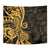 Gold Polynesia Paisley Tapestry Polynesian With Tropical Flowers LT14 - Polynesian Pride