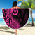 Pink Polynesia Paisley Beach Blanket Polynesian With Tropical Flowers LT14 - Polynesian Pride