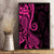 Pink Polynesia Paisley Canvas Wall Art Polynesian With Tropical Flowers LT14 - Polynesian Pride