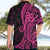 Pink Polynesia Paisley Hawaiian Shirt Polynesian With Tropical Flowers LT14 - Polynesian Pride