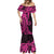 Pink Polynesia Paisley Mermaid Dress Polynesian With Tropical Flowers LT14 - Polynesian Pride