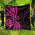 Pink Polynesia Paisley Quilt Polynesian With Tropical Flowers LT14 - Polynesian Pride