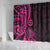 Pink Polynesia Paisley Shower Curtain Polynesian With Tropical Flowers LT14 - Polynesian Pride