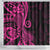 Pink Polynesia Paisley Shower Curtain Polynesian With Tropical Flowers LT14 - Polynesian Pride