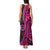 Pink Polynesia Paisley Tank Maxi Dress Polynesian With Tropical Flowers LT14 - Polynesian Pride