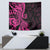 Pink Polynesia Paisley Tapestry Polynesian With Tropical Flowers LT14 - Polynesian Pride